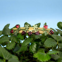 Wild Strawberry Acetate Barrette
