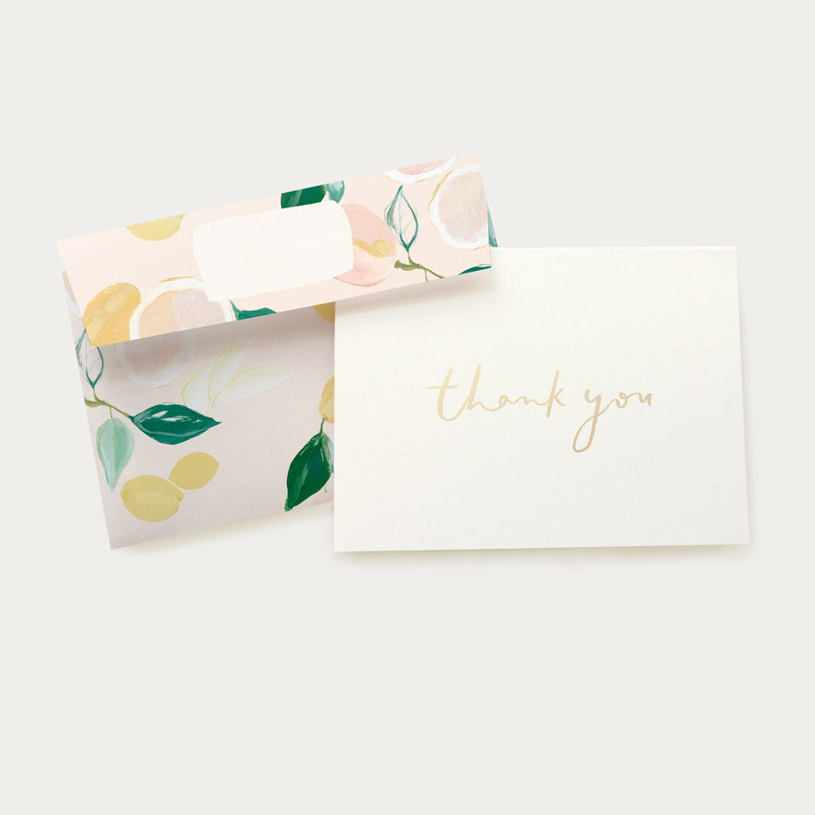 Citrus Thank You Card