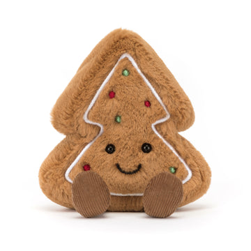 gingerbread tree shaped cookie plush toy