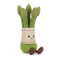 plush asparagus toy by jellycat