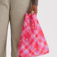 Baby Baggu - Pink Star Plaid