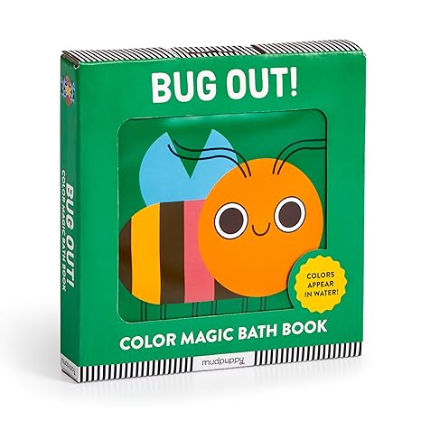 Color magic bath book about bugs and insects