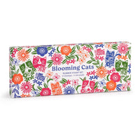 rubber stamp set cats and floral themed 
