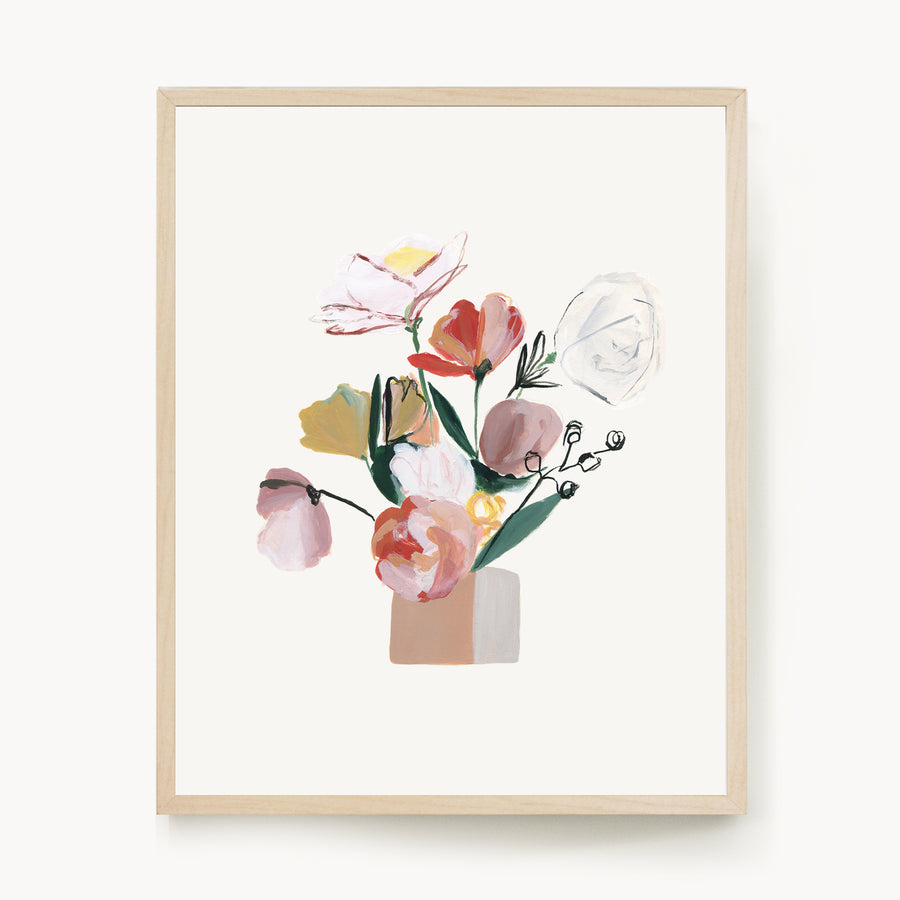 Framed 8x10 Bouquet III Print