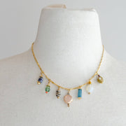 colorful beaded necklace 