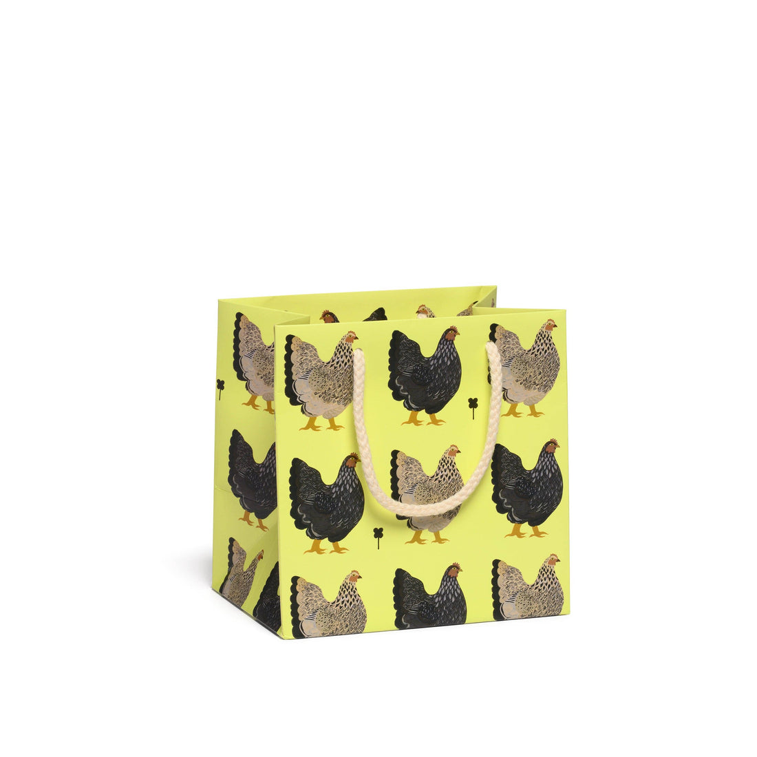 Gift bag with chicken pattern 