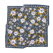 Blue Floral patterned bandana 