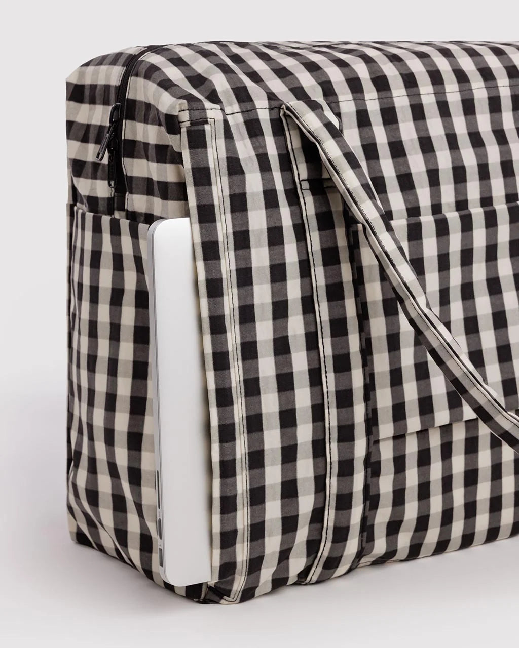 Cloud Carry-On Bag - Black and Cream Gingham