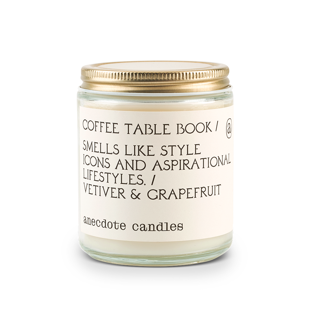 Coffee Table Book Candle by Anecdote