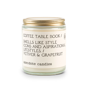 Coffee Table Book Candle by Anecdote