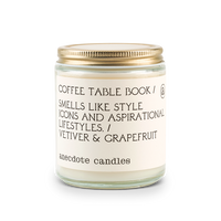 Coffee Table Book Candle by Anecdote