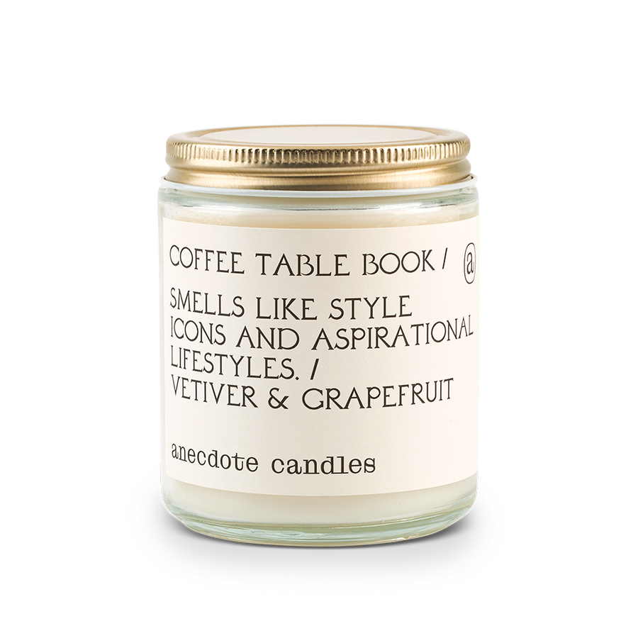 Coffee Table Book Candle by Anecdote