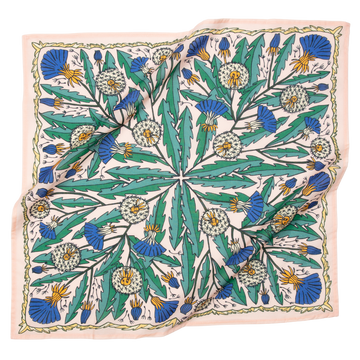 dandelion patterned cotton bandana 