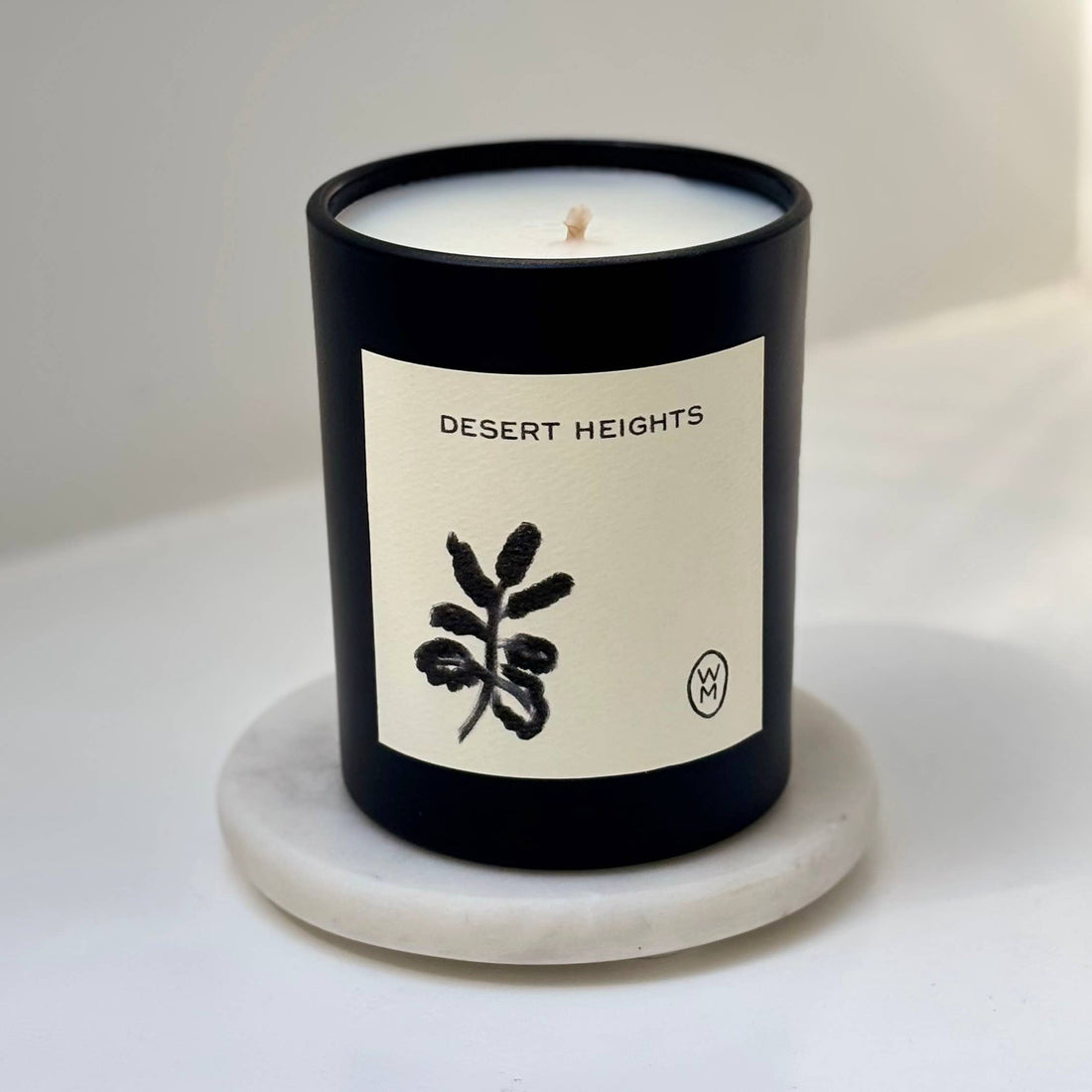 cedarwood sage and pine scented candle