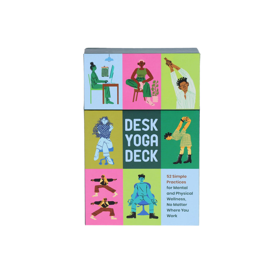 52 yoga practices to do at your desk