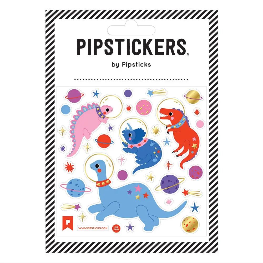 dinosaur themed sticker sheet