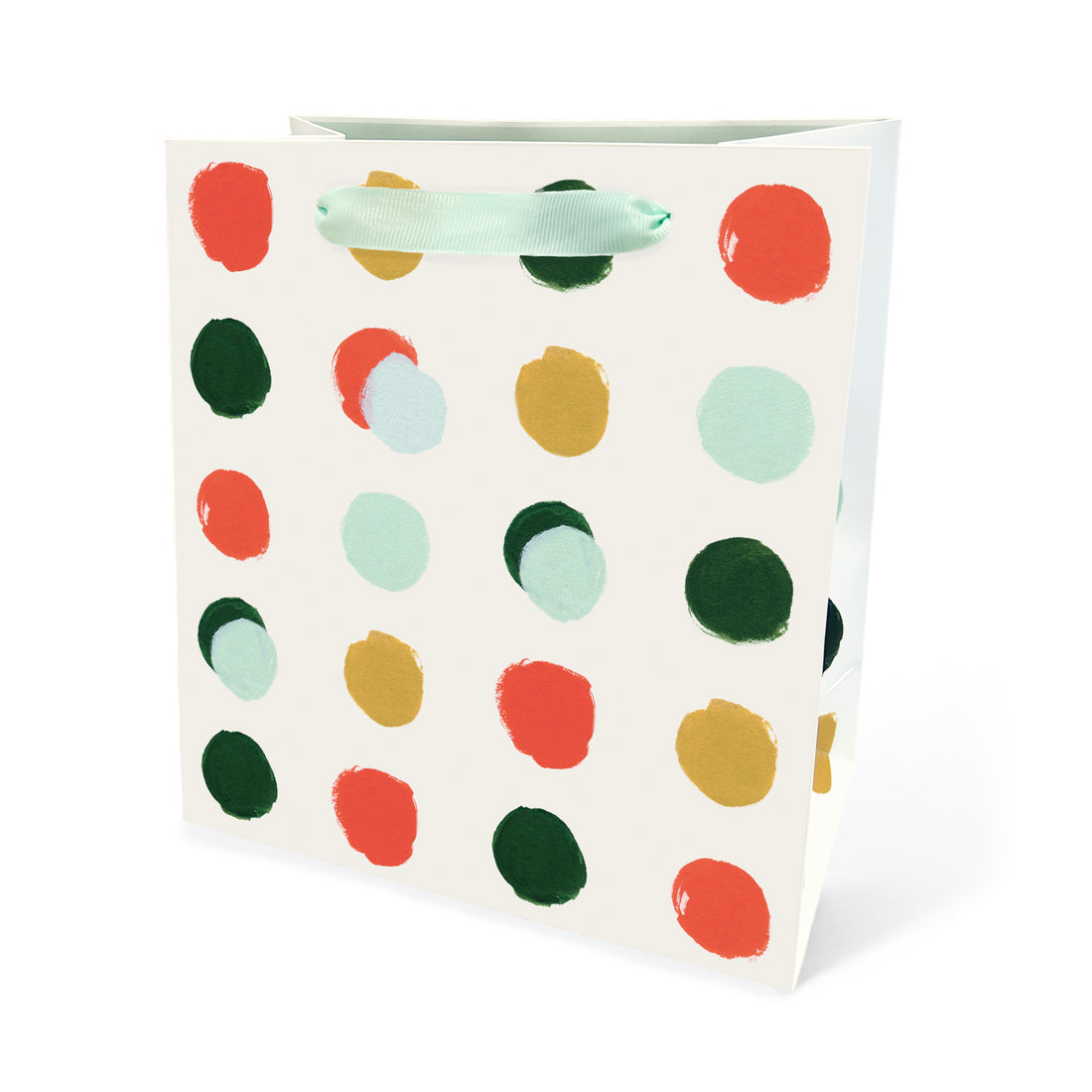 Dotted Holiday Gift Bag