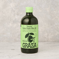 drizzle extra virgin olive oil by graza glass bottle