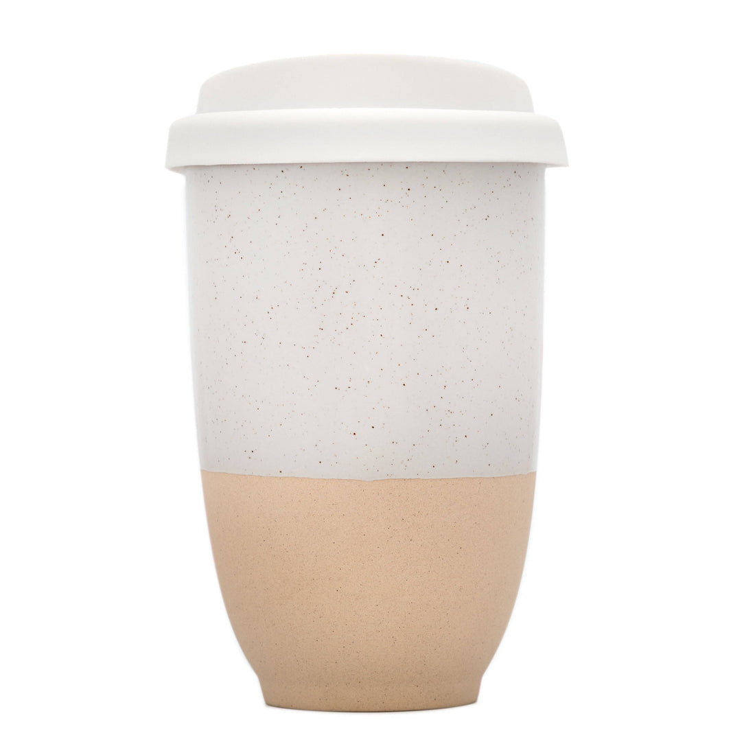 ceramic travel cup with silicone lid and sleeve 12 oz