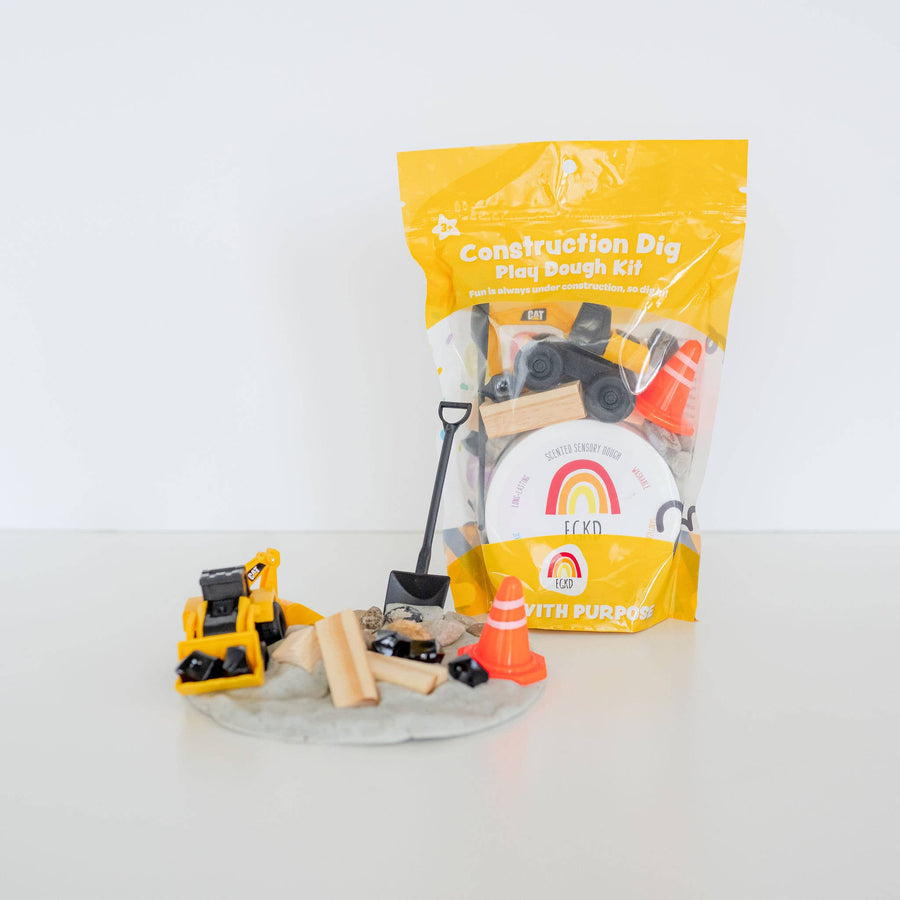 construction play dough kit