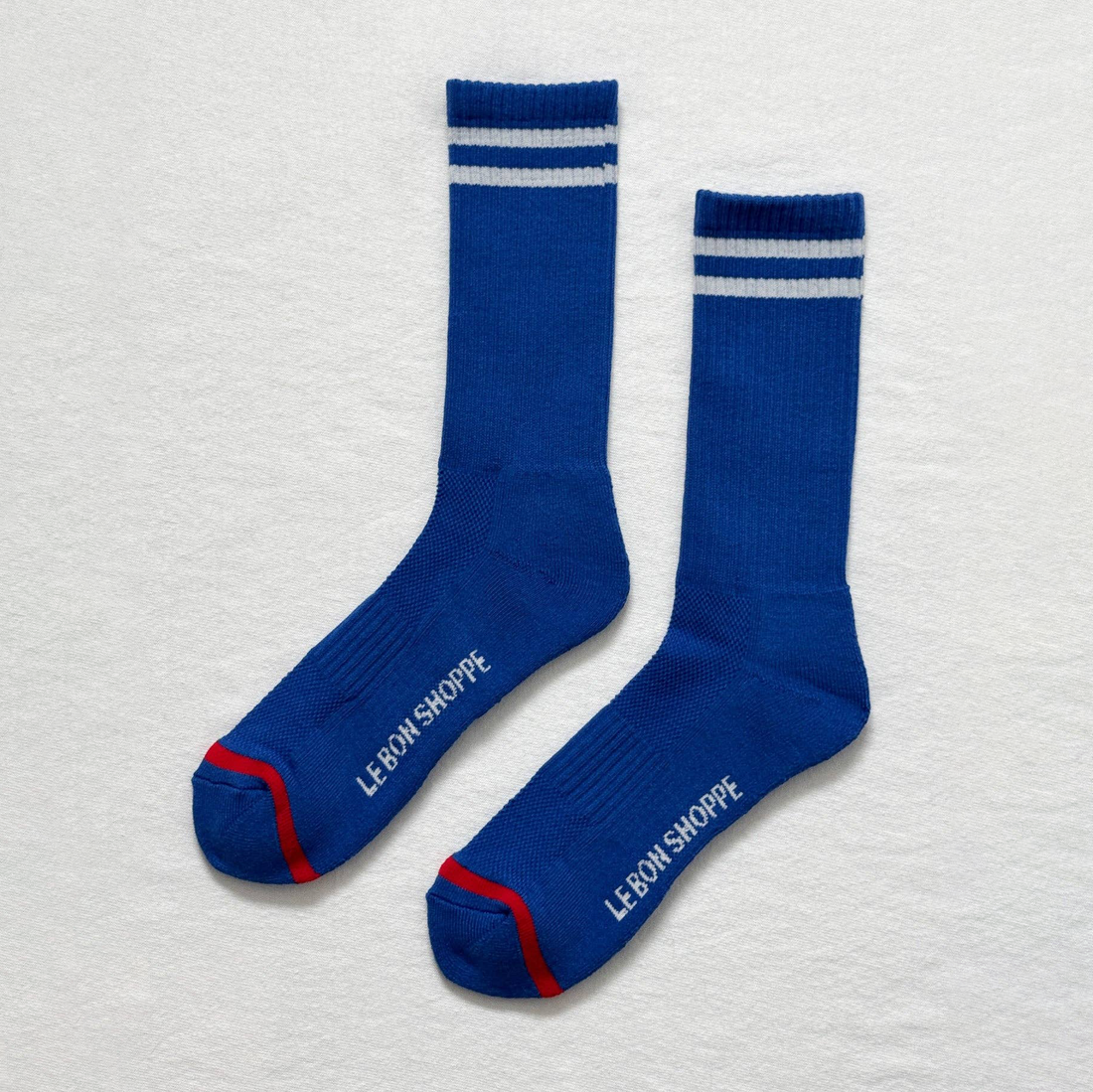 Extended Boyfriend Men's Socks - Cobalt
