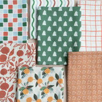 Linen Tea Towel - Evergreen Spruce