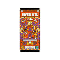 maple bourbon truffle chocolate bar with toffee 