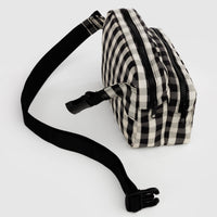 Fanny Pack - Black and Cream Gingham