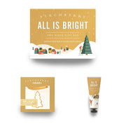 All is Bright gift set with soap bar and hand cream