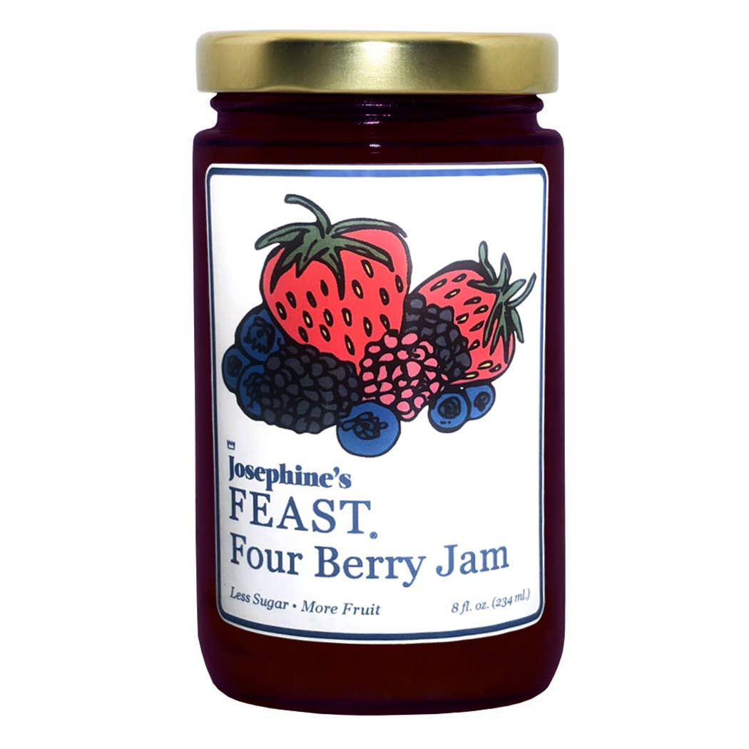 Jar of Josephine's Feast Four Berry Jam 