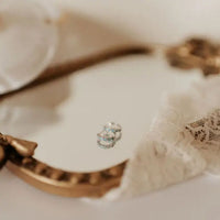 turquoise silver small hoops 