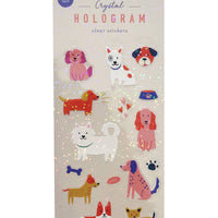 dog hologram stickers