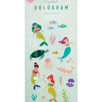 mermaid hologram stickers