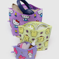 Go Pouch Set - Hello Kitty and Friends Florals