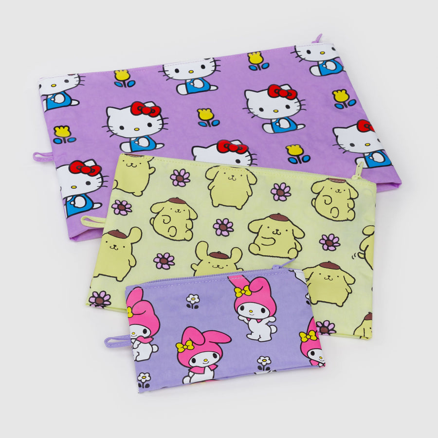 Go Pouch Set - Hello Kitty and Friends Florals
