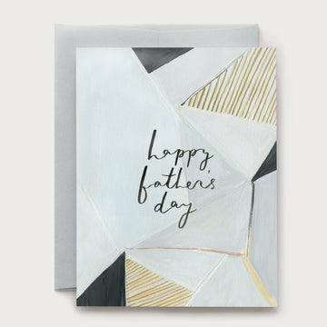 Happy Father's Day Geometric Card