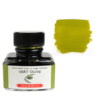 Herbin Olive green ink bottle 
