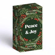 Holiday Christmas Shower Steamers - Orange and Sage with Peace & Joy on Box 