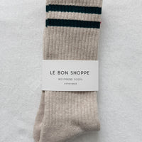 Extended Boyfriend Men's Socks - Oatmeal