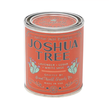 1/2 pint Joshua Tree Candle with wooden wick