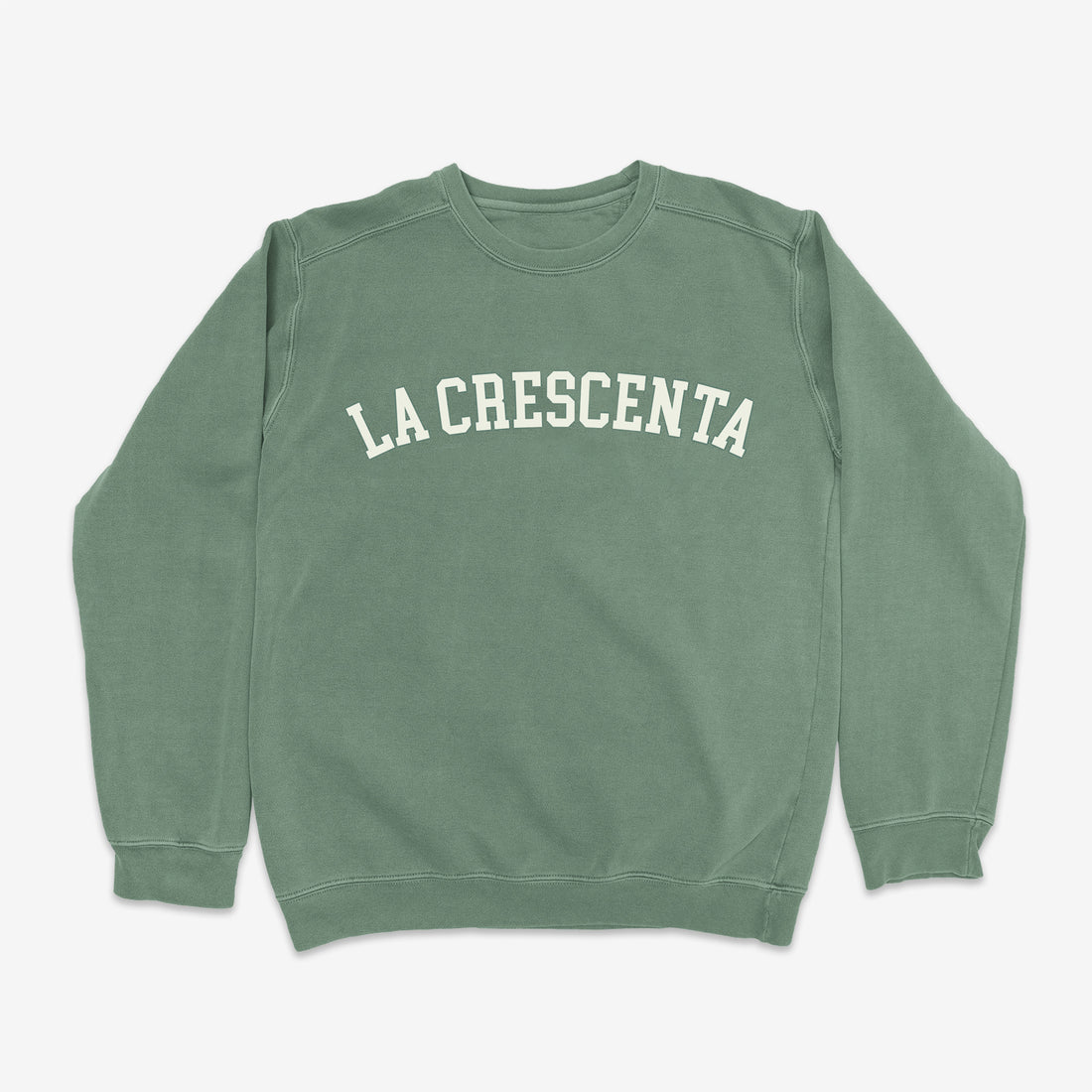 La Crescenta Vintage Wash Crewneck - Alpine Green