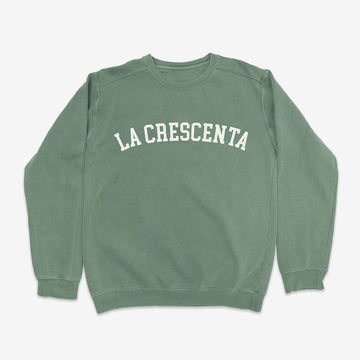 La Crescenta Vintage Wash Crewneck - Alpine Green