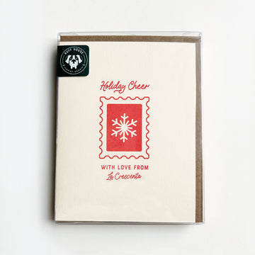 Holiday greeting card boxed set that says with love from la crescenta