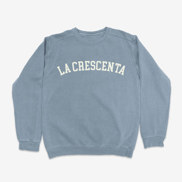 La Crescenta Vintage Wash Crewneck - Slate Blue