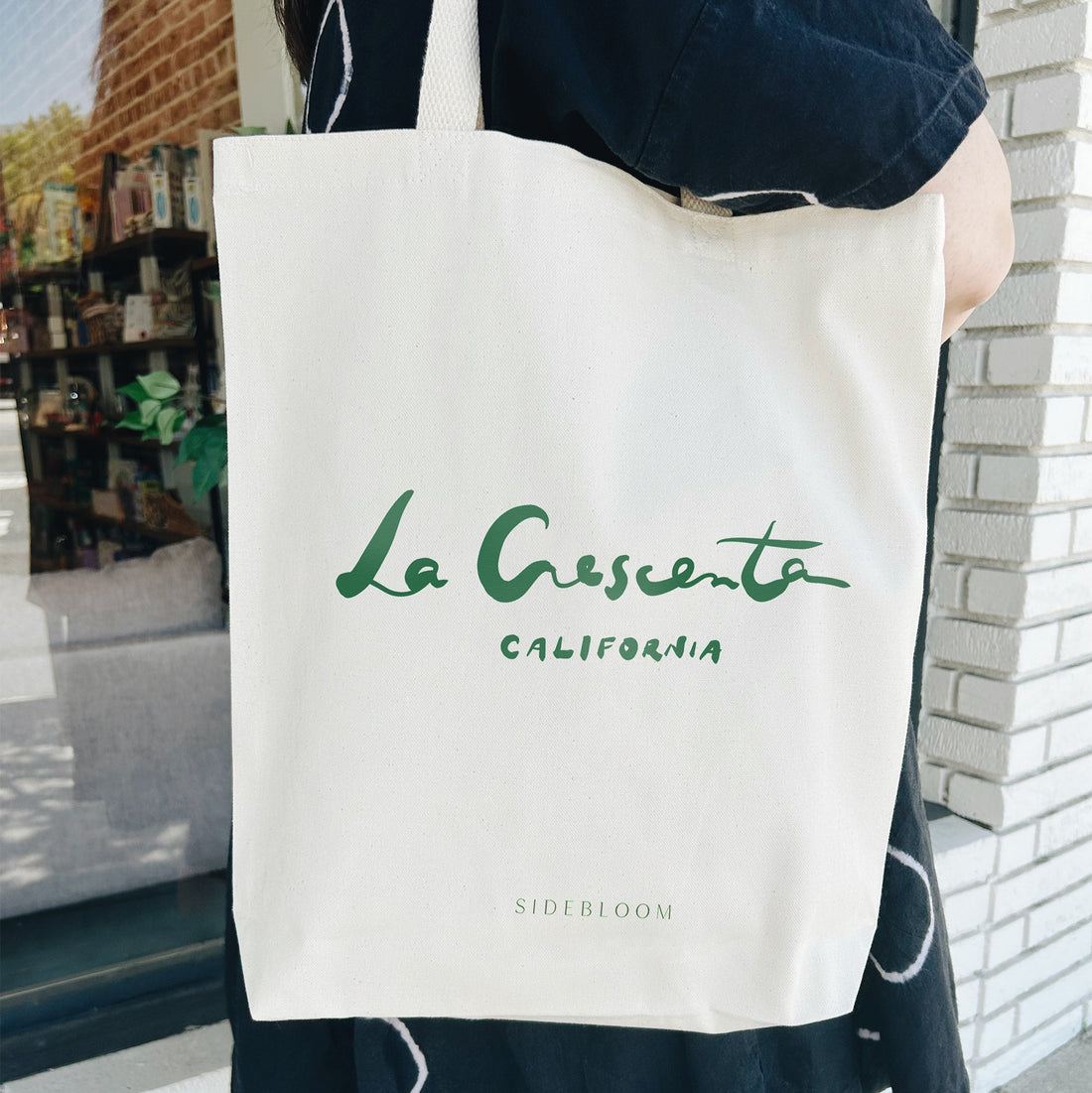 La Crescenta Lettered tote bag by Sidebloom