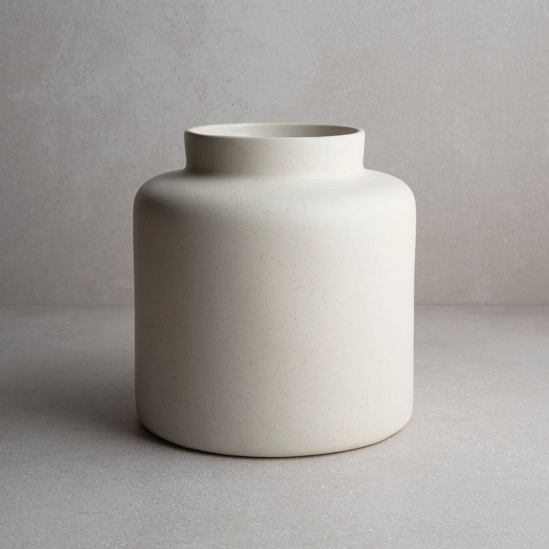large white ceramic vase