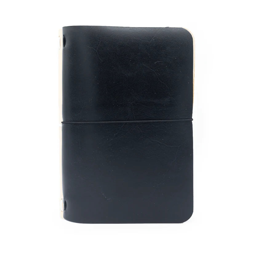 black a5 leather journal 