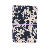 speckled leather a5 marble journal 