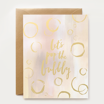 Let's Pop the Bubbly Card
