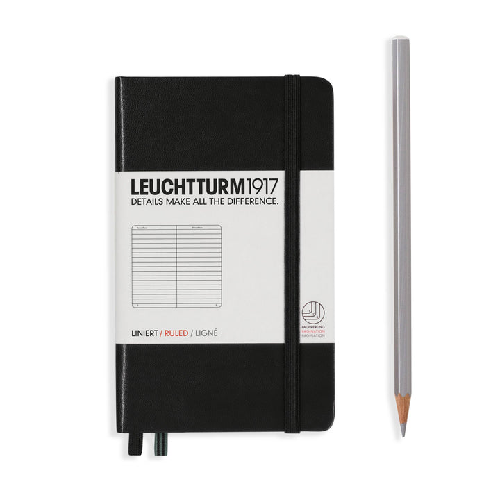 pocket notebook in black